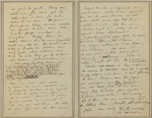 Páginas de Manuscrito [verso] de Paul Gauguin