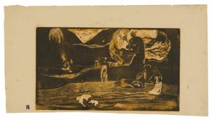 Maruru (Ofrendas de gratitud), de la suite Noa Noa de Paul Gauguin