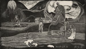 Maruru (Ofrendas de gratitud) de Paul Gauguin