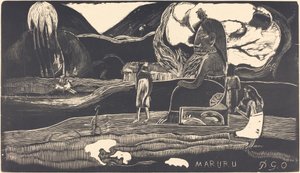 Maruru (Gracias) de Paul Gauguin