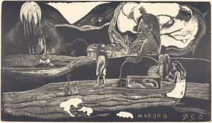 Maruru (Gracias) de Paul Gauguin