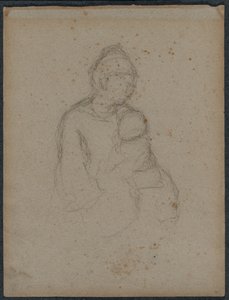 Mother and Child (recto) de Paul Gauguin