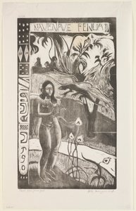 Nave Nave Fenua, de la serie "Noa Noa" de Paul Gauguin