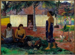 No te aha oe riri (¿Por qué estás enfadado?) de Paul Gauguin