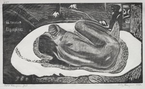 Noa Noa: Manao Yupapau Observado por los espíritus de los muertos, 1893-94 de Paul Gauguin