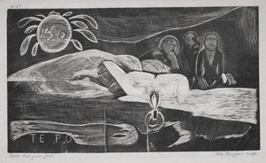 Noa Noa: Te Po (Noche eterna) de Paul Gauguin