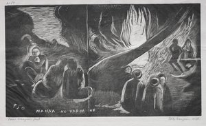 Noa Noa; El diablo habla (Mahna No Varua Ino) de Paul Gauguin