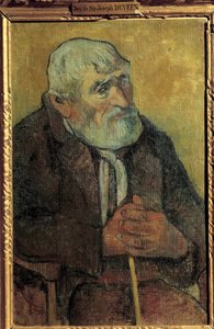 Viejo con bastón por Paul Gauguin (1848-1903) 1890 de Paul Gauguin