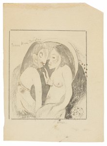 Parau Hina Tefatou (Palabras entre la Diosa de la Luna y el Dios de la Tierra) de Paul Gauguin