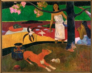Pastorales tahitianas (óleo sobre lienzo)