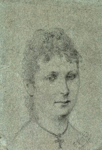Retrato de Mette-Sophie Gad, ca 1873 de Paul Gauguin