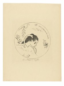 Proyecto de plato (Leda), frontispicio de la Suite Volpini