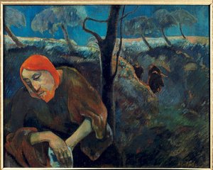 Autorretrato o "Cristo en el Jardín de los Olivos" de Paul Gauguin