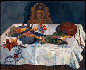 Naturaleza muerta con loros de Paul Gauguin