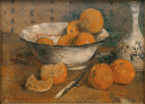 Naturaleza muerta con naranjas