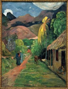 Camino a la montaña de Paul Gauguin