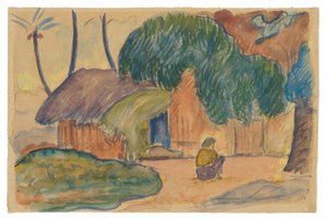 Cabaña tahitiana de Paul Gauguin