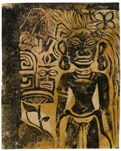 Ídolo tahitiano, La Diosa Hina, 1894-95