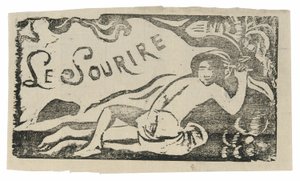 Mujer tahitiana, tocado para Le sourire