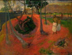 Idilio tahitiano de Paul Gauguin