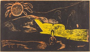Te Po (La Larga Noche) de Paul Gauguin