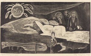 Te Po (La larga noche) de Paul Gauguin