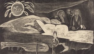 Te Po La Larga Noche, 1894-1895 de Paul Gauguin