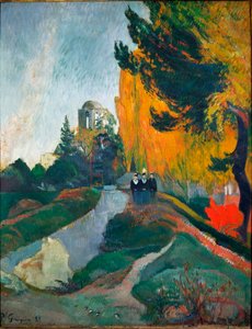 Los Alyscamps (detalle) de Paul Gauguin