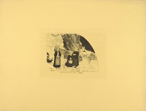 Los dramas del mar - Bretaña de Paul Gauguin