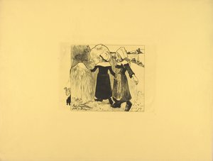 Las alegrías de Bretaña de Paul Gauguin
