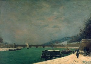 El Sena cerca del Pont de Jena, 1875 de Paul Gauguin