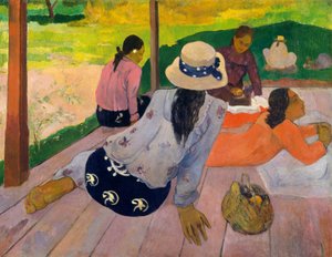 La siesta, c.1892-94 de Paul Gauguin