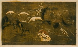 La creación del universo, 1893-94 de Paul Gauguin