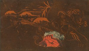 El universo es creado de Paul Gauguin
