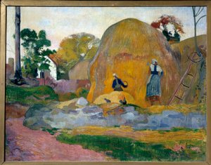 Las piedras de molino amarillas de Paul Gauguin