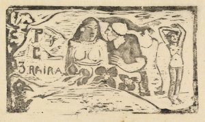 Página del título para "Le Sourire" de Paul Gauguin