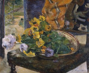 Para hacer un ramo, 1880 de Paul Gauguin