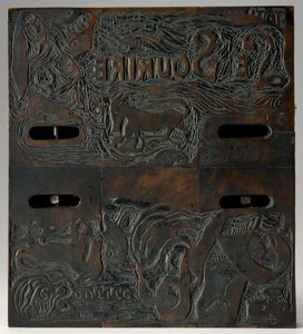 Dos Páginas de Título para "Le Sourire" (Les deux titres du Sourire) [verso] de Paul Gauguin