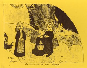 Suite Volpini: Dramas del mar: Bretaña (Les Drames de la Mer, Bretagne) de Paul Gauguin
