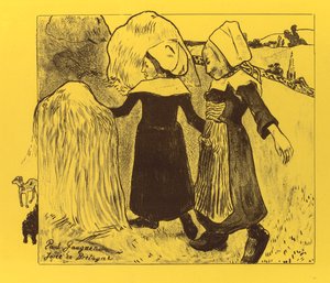 Suite Volpini: Alegrías de Bretaña (Joies de Bretagne) de Paul Gauguin
