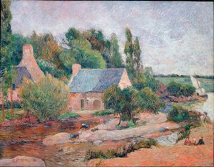 Lavanderas en Pont-Aven de Paul Gauguin