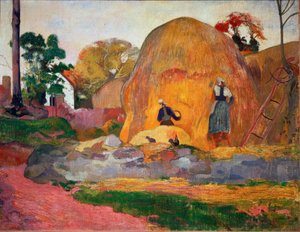 Pajares Amarillos o Cosecha Dorada de Paul Gauguin