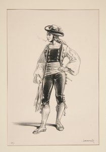 ALGUACIL. Sombrero de fieltro adornado con terciopelo.