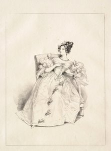 Vestido de baile (Robe de bal) de Paul Gavarni