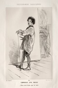 Comercio de las Musas de Paul Gavarni