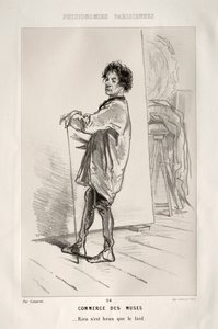 Comercio de las Musas de Paul Gavarni