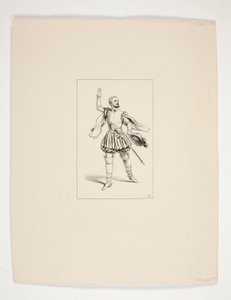 Traje de Marcel, interpretado por Levasseur. de Paul Gavarni