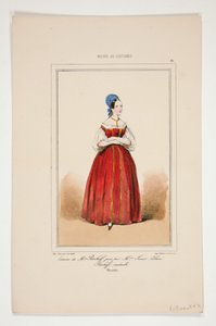 Kostüm von Mme Peterhoff, gespielt von Mme Sonnet-Leblanc