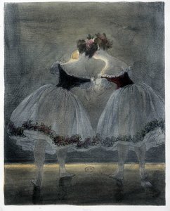Bailarines de Gavarni - siglo XIX