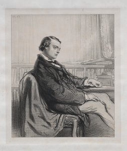 Caballeros de la prensa: Théodore de Banville de Paul Gavarni